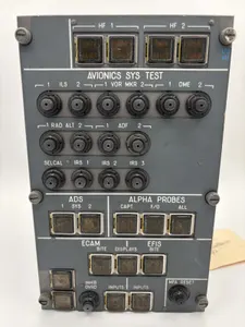 Airbus Aircraft Avionics SYS Test Control Panel 470VU AV515